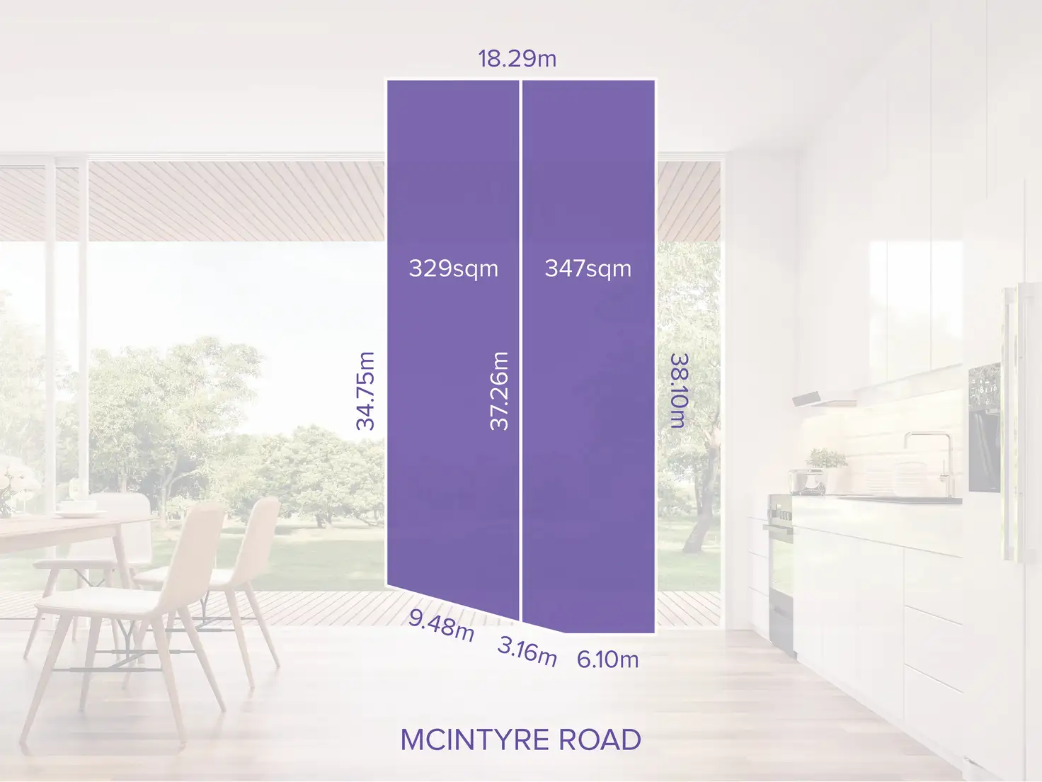 Main view of Homely land listing, 124A & 124 McIntyre Road, Gulfview Heights SA 5096