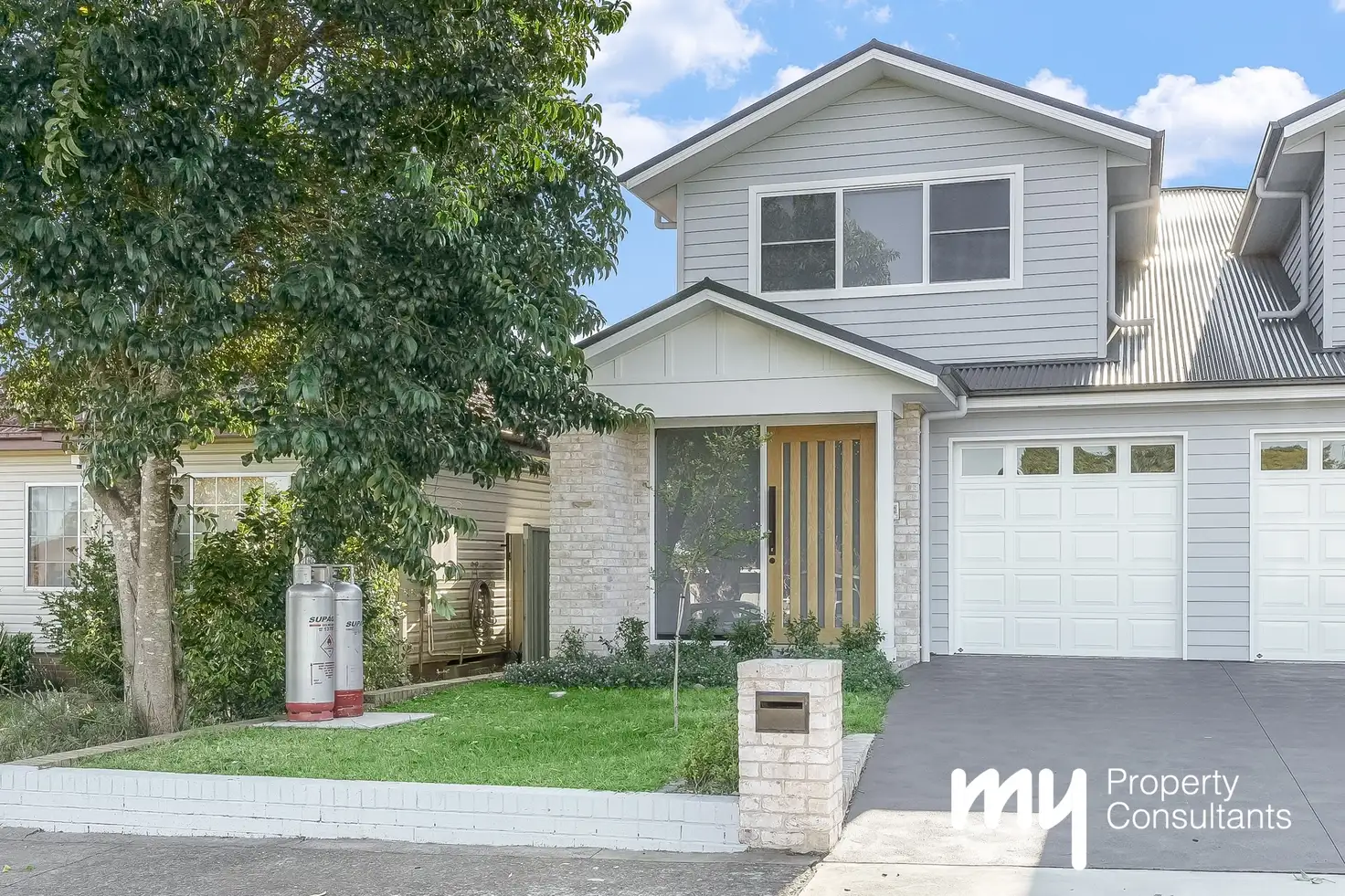 Main view of Homely semi-detached listing, 17A Doncaster Avenue, Narellan NSW 2567