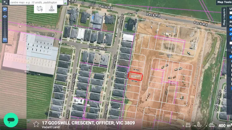 Third view of Homely land listing, 17 Godswill Crescent, Officer VIC 3809