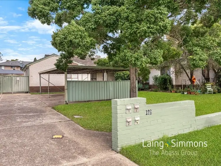 Main view of Homely villa listing, 2/126 Canberra Street, St Marys NSW 2760