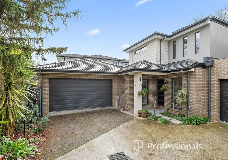 Main view of Homely townhouse listing, 3/505 Mount Dandenong Road, Kilsyth VIC 3137