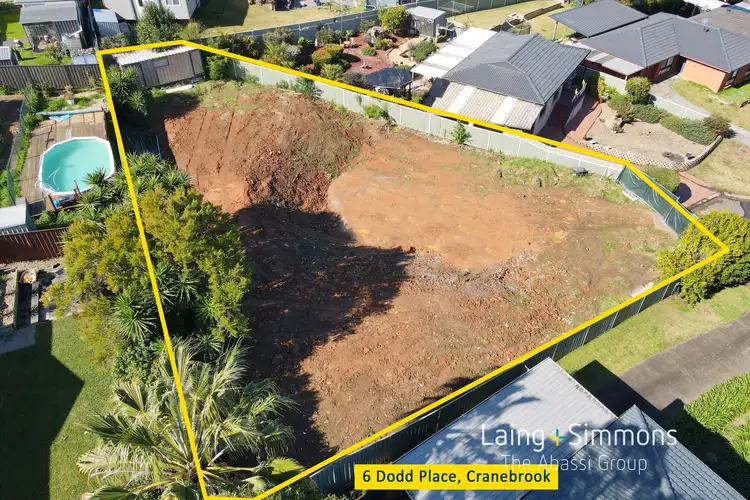 Second view of Homely land listing, 6 Dodd Place, Cranebrook NSW 2749