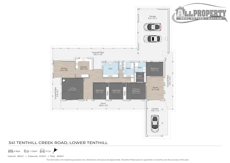 Second view of Homely rural property listing, 341 Tenthill Creek Road, Lower Tenthill QLD 4343