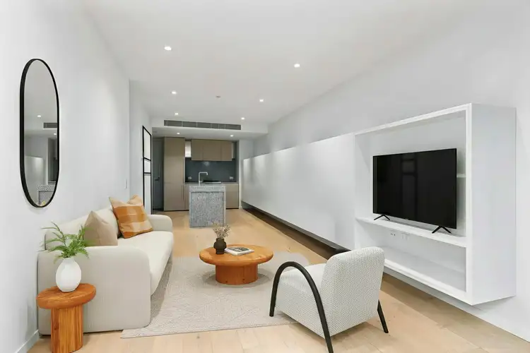 Second view of Homely apartment listing, 108/10 Wominjeka Walk, West Melbourne VIC 3003