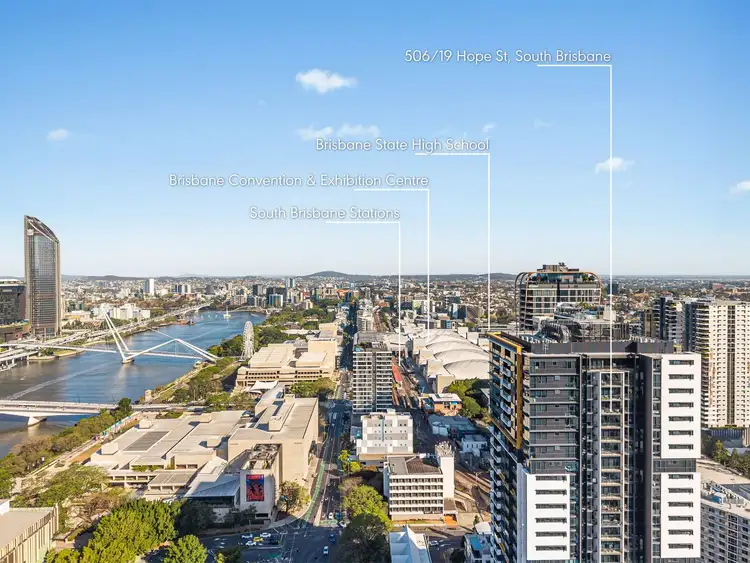 Third view of Homely apartment listing, 506/19 Hope Street, South Brisbane QLD 4101