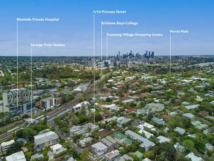 Fifth view of Homely townhouse listing, 1/14 Princess Street, Taringa QLD 4068