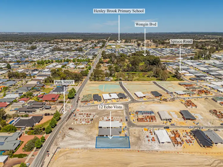Second view of Homely land listing, 12 Echo Vista, Henley Brook WA 6055