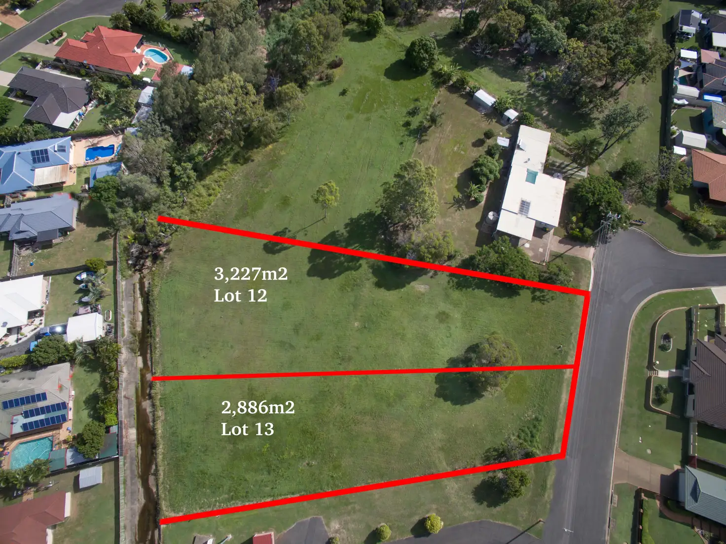 Main view of Homely land listing, 12 & 13 Michel Lane, Avoca QLD 4670