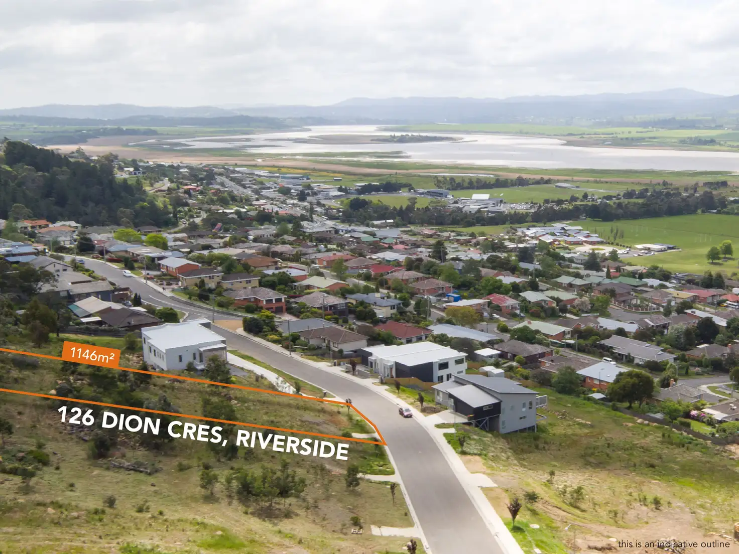 Main view of Homely land listing, 126 Dion Crescent, Riverside TAS 7250