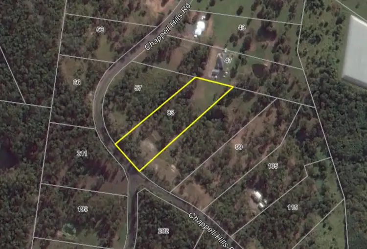 Main view of Homely land listing, 83 Chappell Hills Road, South Isis QLD 4660