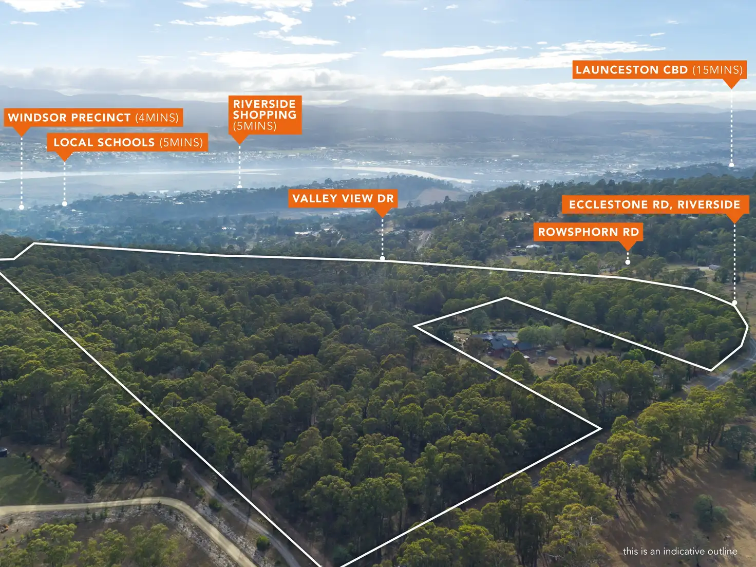 Main view of Homely land listing, Ecclestone Road, Riverside TAS 7250
