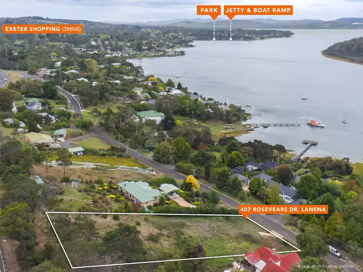 Main view of Homely land listing, 407 Rosevears Drive, Lanena TAS 7275