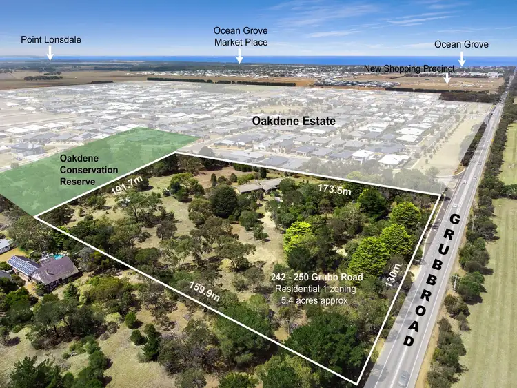 Main view of Homely rural property listing, 242-250 Grubb Road, Ocean Grove VIC 3226