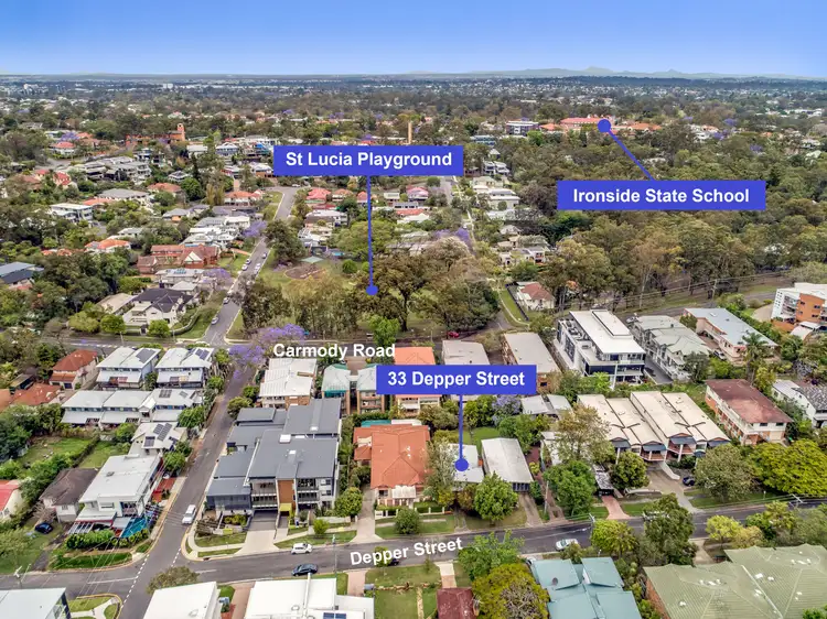 Main view of Homely house listing, 33 Depper Street, St Lucia QLD 4067