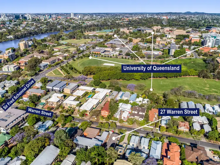 Main view of Homely house listing, 27 Warren Street, St Lucia QLD 4067