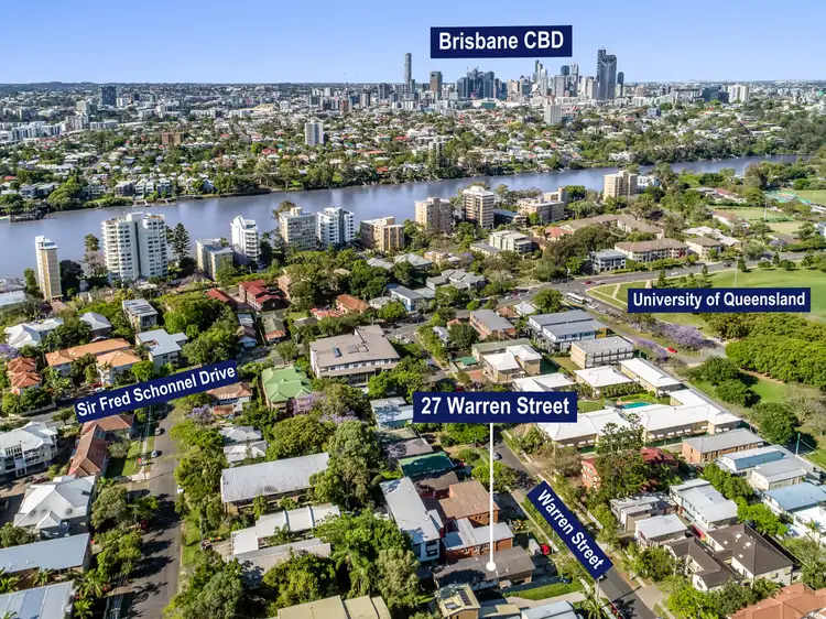 Second view of Homely house listing, 27 Warren Street, St Lucia QLD 4067
