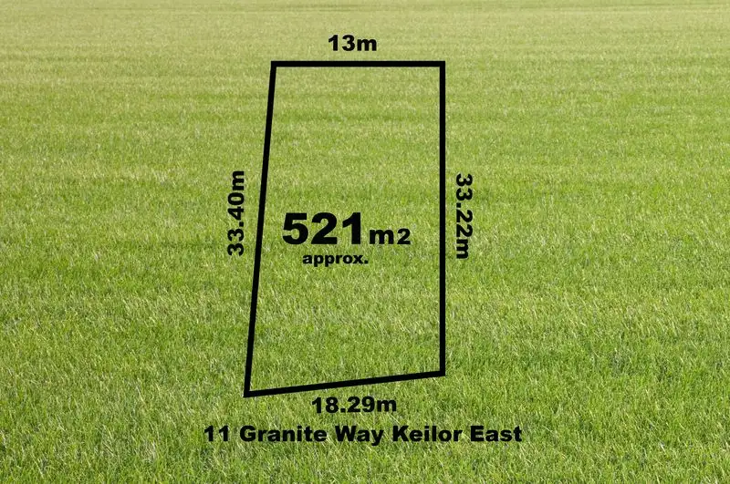 Main view of Homely land listing, 11 Granite Way, Keilor East VIC 3033