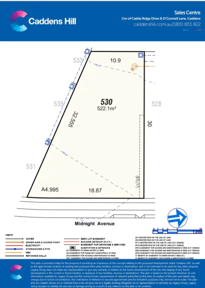 Fifth view of Homely land listing, Lot 530 Midnight Ave, Caddens NSW 2747