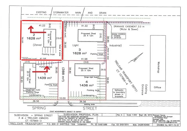 Second view of Homely land listing, Lot 2 / 36 Claude Road, Sheffield TAS 7306