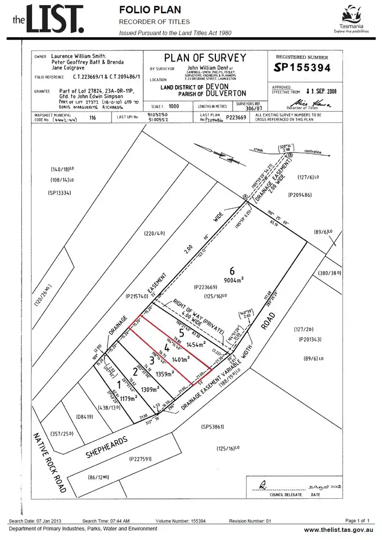 Main view of Homely land listing, 11 Shepheards Road, Railton TAS 7305