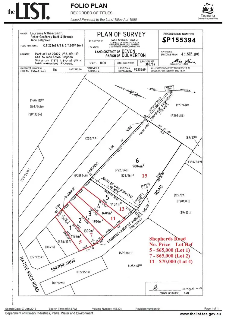 Fifth view of Homely land listing, 11 Shepheards Road, Railton TAS 7305
