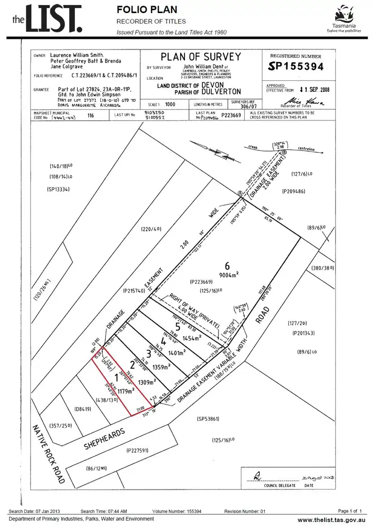 Second view of Homely land listing, 5 Shepheards Road, Railton TAS 7305