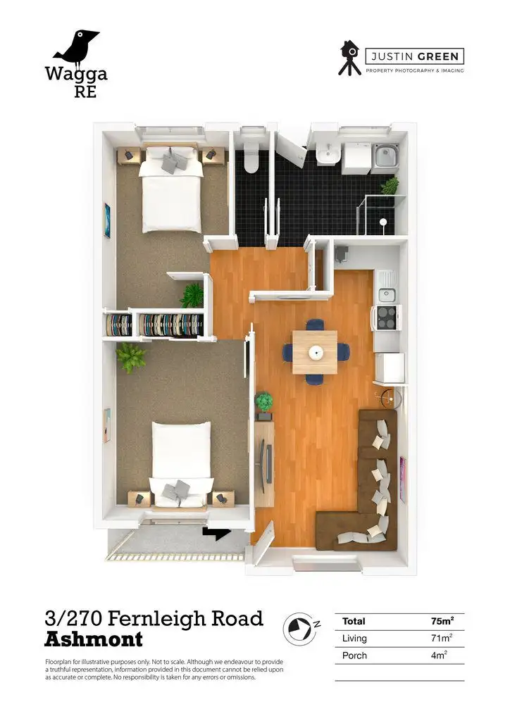 Seventh view of Homely unit listing, 3/270 Fernleigh Road, Ashmont NSW 2650