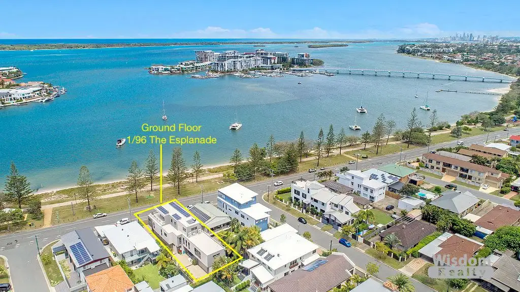 Main view of Homely apartment listing, 1/96 The Esplanade, Paradise Point QLD 4216