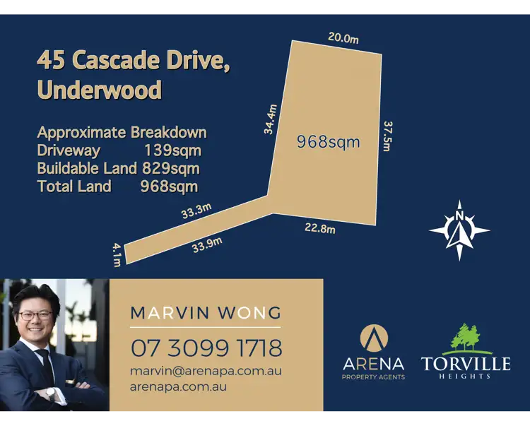 Main view of Homely land listing, 45 Cascade Drive, Underwood QLD 4119