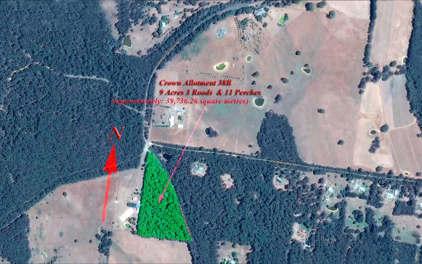 Main view of Homely land listing, 340 Trentham-Spring Hill Road, Spring Hill VIC 3444