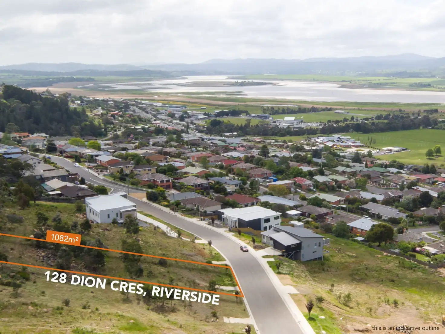 Main view of Homely land listing, 128 Dion Crescent, Riverside TAS 7250