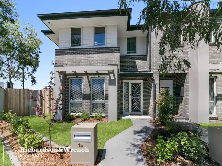 Main view of Homely semi-detached listing, 14 Lyrebird Crescent, The Ponds NSW 2769
