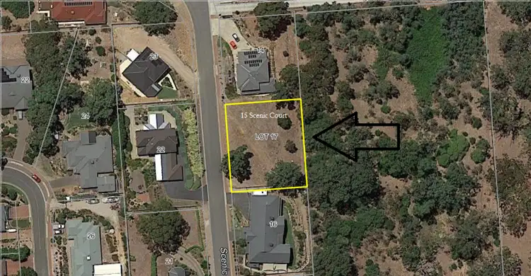 Main view of Homely land listing, 15 Scenic Court, Chandlers Hill SA 5159