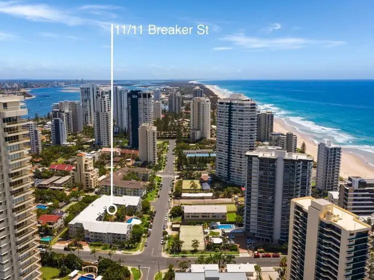 Main view of Homely apartment listing, 11/11 Breaker Street, Main Beach QLD 4217