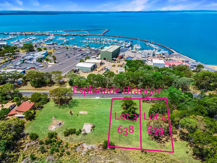 Main view of Homely land listing, 638 & 639 Esplanade, Urangan QLD 4655