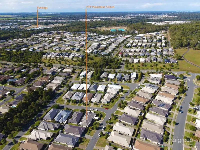 Main view of Homely semi-detached listing, 1/45 McLachlan Circuit, Willow Vale QLD 4209