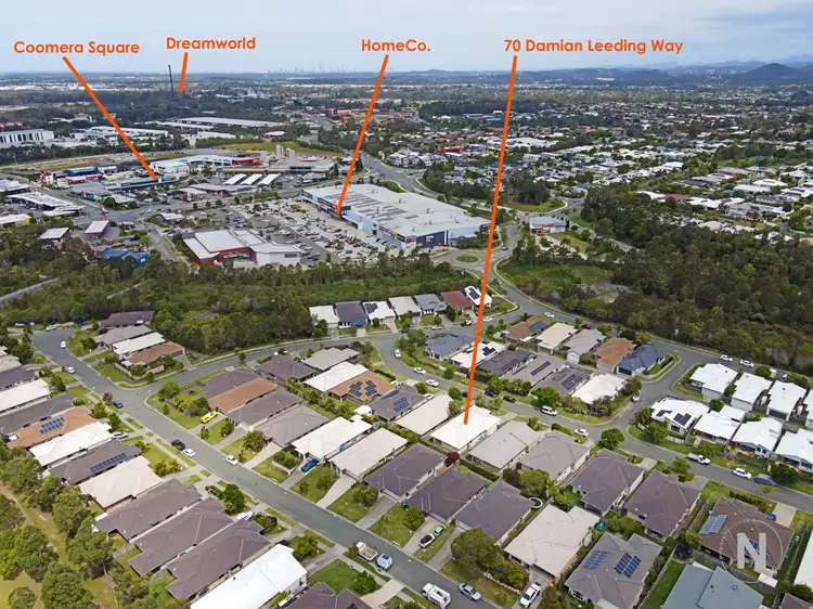 Main view of Homely house listing, 70 Damian Leeding Way, Upper Coomera QLD 4209