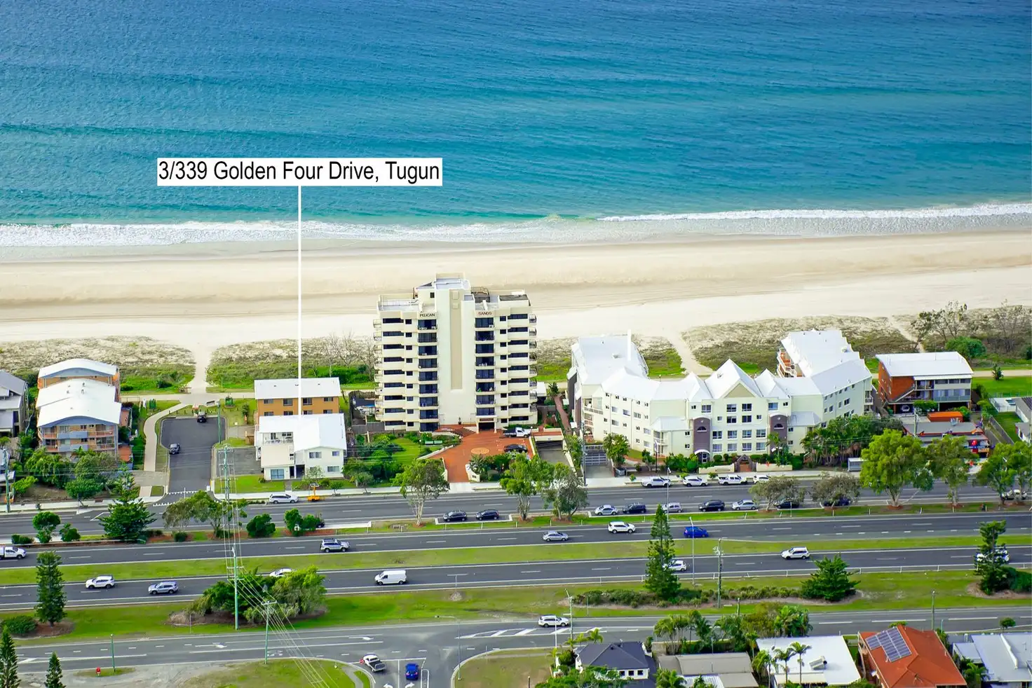 Main view of Homely unit listing, 3/339 Golden Four Drive, Tugun QLD 4224