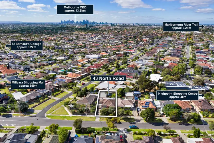 Second view of Homely house listing, 43 North Road, Avondale Heights VIC 3034