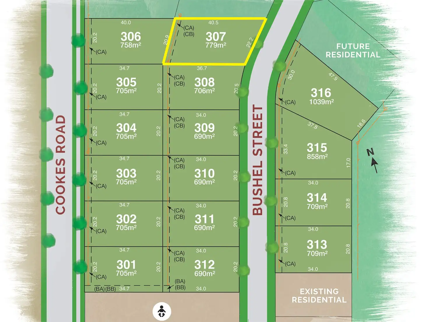 Main view of Homely land listing, Lot 307 Cookes Hill, Armidale NSW 2350