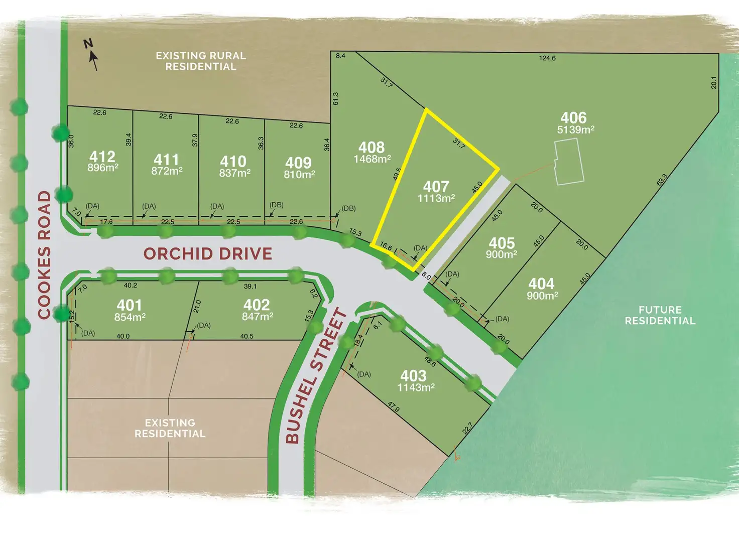 Main view of Homely land listing, Lot 407 Cookes Hill, Armidale NSW 2350