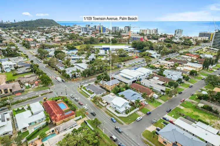 Main view of Homely semi-detached listing, 1/109 Townson Avenue, Palm Beach QLD 4221