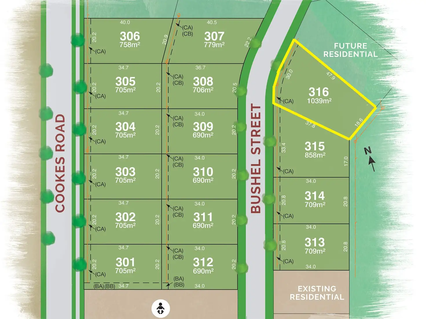 Main view of Homely land listing, Lot 316 Cookes Hill, Armidale NSW 2350