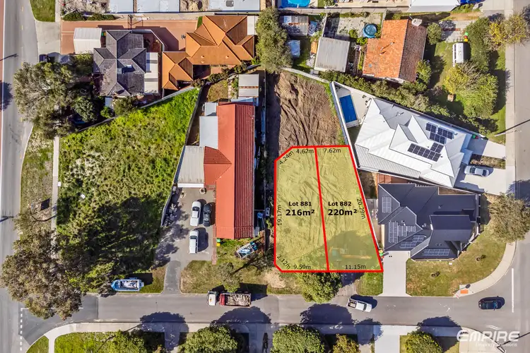 Proposed Lot 881, 5 Ellison Street, Willagee WA 6156