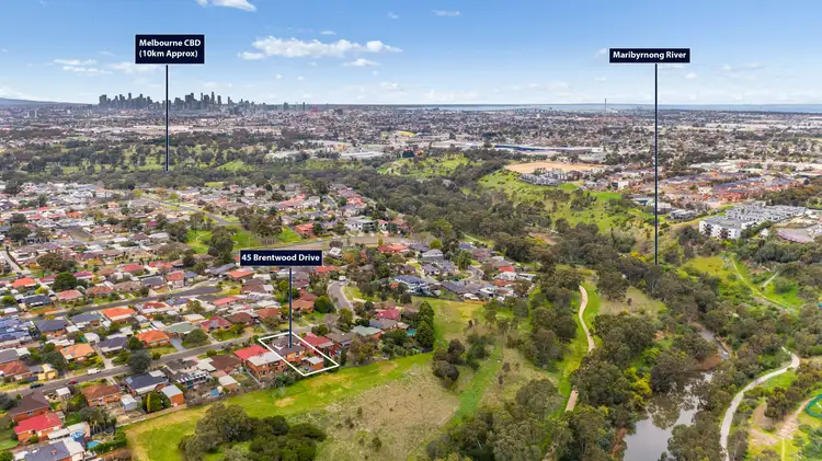 Second view of Homely house listing, 45 Brentwood Drive, Avondale Heights VIC 3034