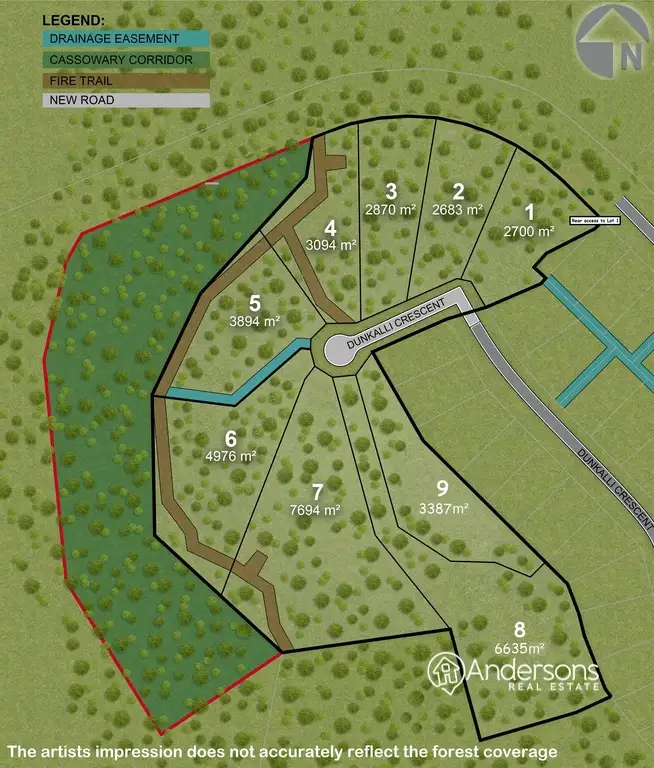 Third view of Homely land listing, Proposed Lot 4 Off Dunkalli Cr, Wongaling Beach QLD 4852