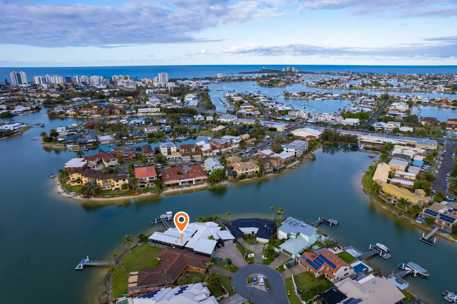 Main view of Homely semi-detached listing, 1/17 Kononda Court, Mooloolaba QLD 4557