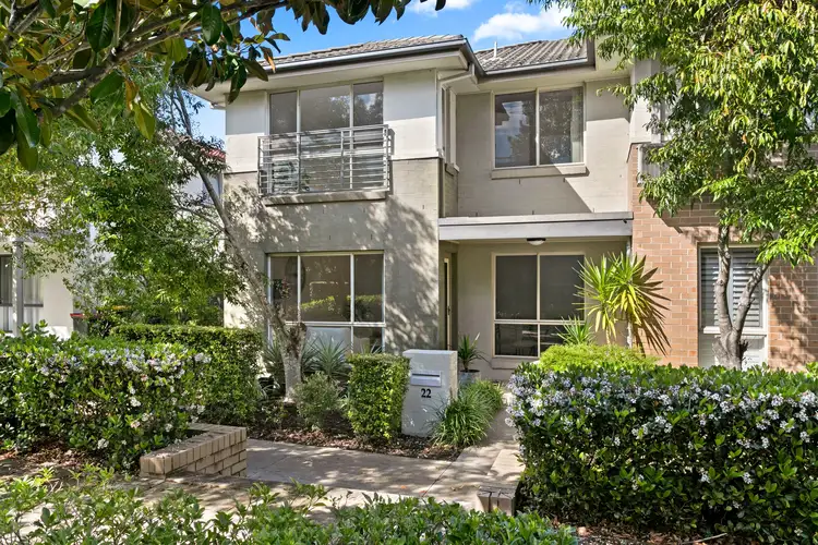 Main view of Homely semi-detached listing, 22 Hadlow Avenue, Glenfield NSW 2167