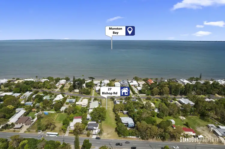 Main view of Homely land listing, 27 Bishop Road, Beachmere QLD 4510