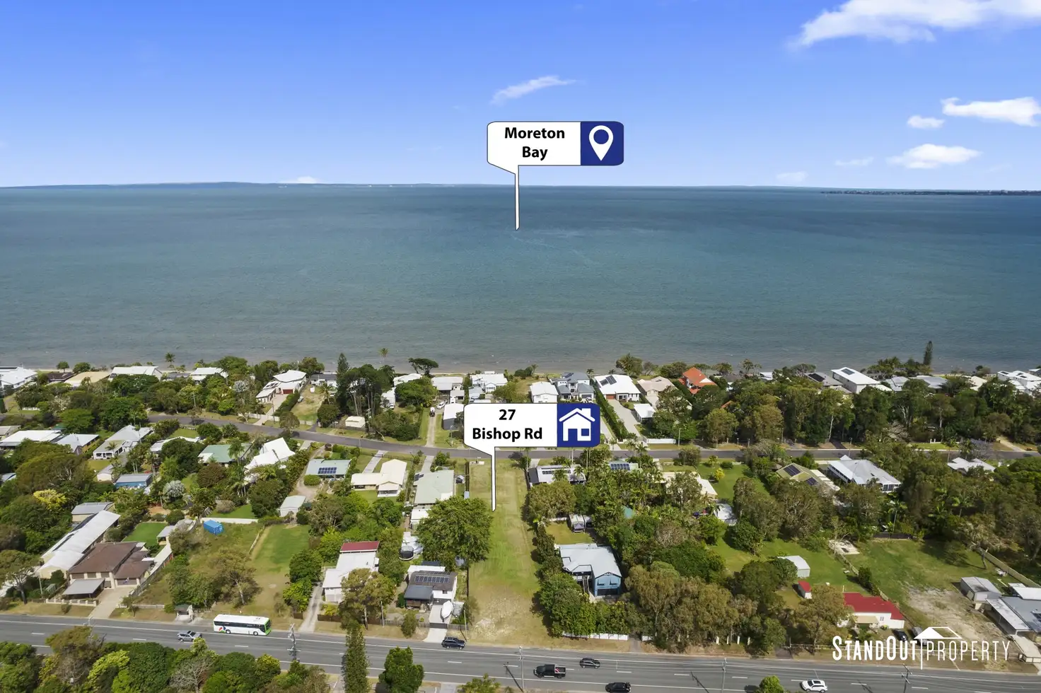 Main view of Homely land listing, 27 Bishop Road, Beachmere QLD 4510